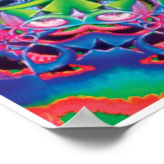 Enthrall Kinetic Collage Kaleidoscope Poster (Hoek)