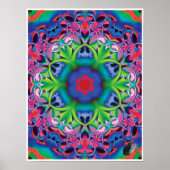 Enthrall Kinetic Collage Kaleidoscope Poster (Voorkant)