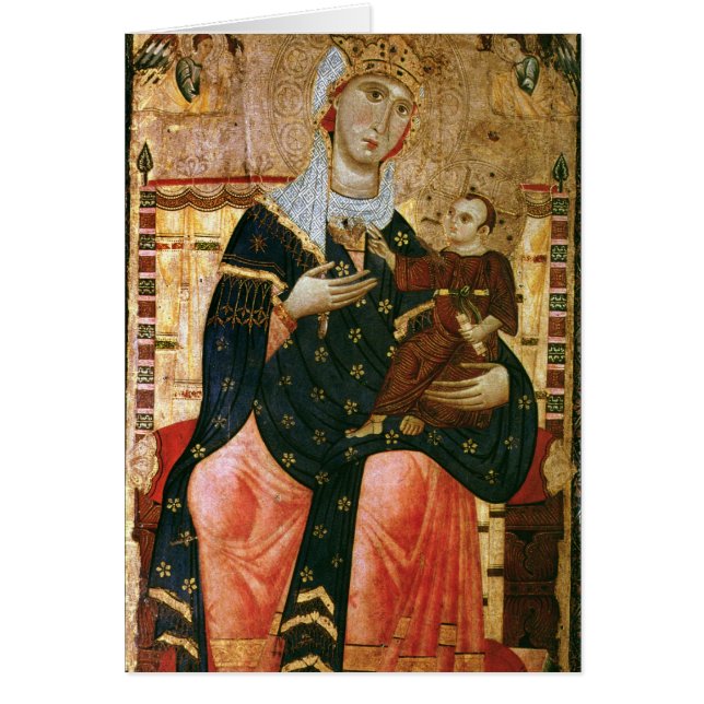 Enthroned Madonna en Child, c.1260 (Voorkant)