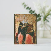 Enthroned Madonna en Child, c.1260 Briefkaart (Staand voorkant)
