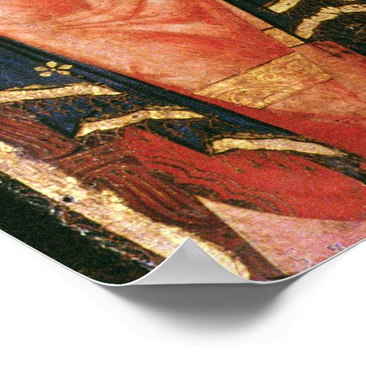 Enthroned Madonna en Child, c.1260 Poster (Hoek)