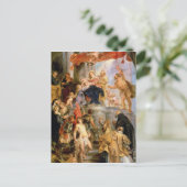 Enthroned Madonna met Child Briefkaart (Staand voorkant)