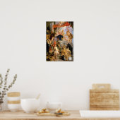 Enthroned Madonna met Child Poster (Keuken)