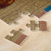 Enthroned St. Joseph met Toddler Christus Child Legpuzzel (Zijkant)