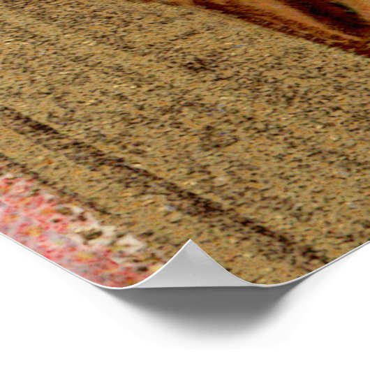 Enthroned St. Joseph met Toddler Christus Child Poster (Hoek)