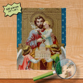 Enthroned St. Joseph Receiving Vatican Maquette Legpuzzel