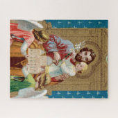 Enthroned St. Joseph Receiving Vatican Maquette Legpuzzel (Horizontaal)