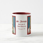 Enthroned St. Joseph Receiving Vatican Maquette Mok (Midden)