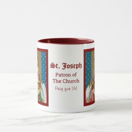 Enthroned St. Joseph Receiving Vatican Maquette Mok (Midden)