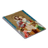 Enthroned St. Joseph Receiving Vatican Maquette Notitieboek (Rechterzijde)