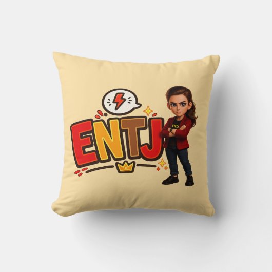ENTJ — A Conquistadora Visionária Kussen (Voorkant)