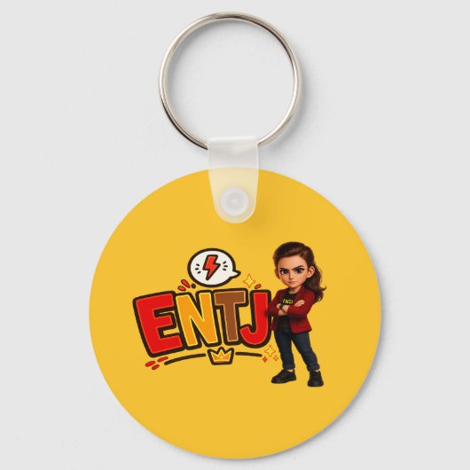 ENTJ — A Conquistadora Visionária Sleutelhanger (Voorkant)
