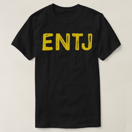 ENTJ Etrovert Personaliteitstype T-shirt (Design voorkant)