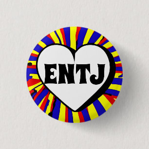 ENTJ MBTI 3 Cm Round Badge Ronde Button 3,2 Cm