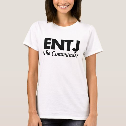 ENTJ Personaliteitstype T-shirt (Voorkant)
