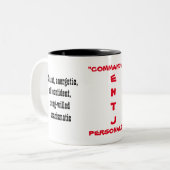 ENTJ Personality Mok (Voorkant links)