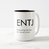 ENTJ Verovering dag Mok Gift (Voorkant rechts)
