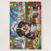 Entlebucher Berg Vakantie Bakken: Feestelijk Legpuzzel (Verticaal)
