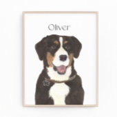 Entlebucher Berghond Kunst Foto Afdruk