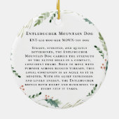 Entlebucher Berghond Monogram Keramisch Ornament (Achterkant)
