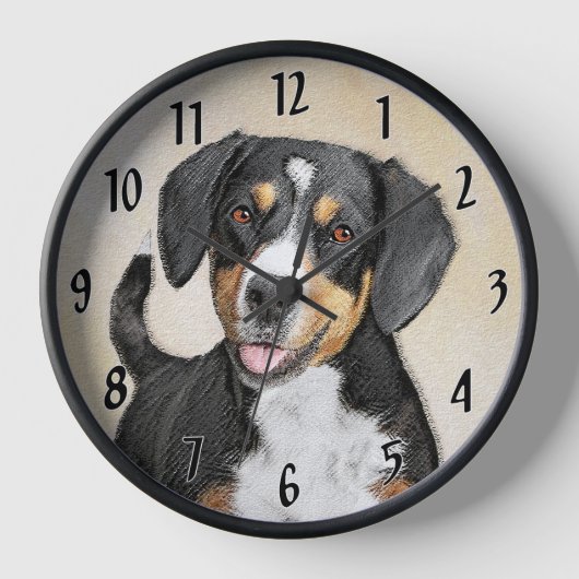 Entlebucher Berghond Schilderij Originele Hond Kun (Voorkant)