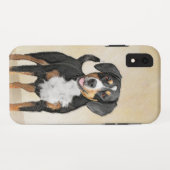 Entlebucher Berghond Schilderij - Originele Kunst Case-Mate iPhone Case (Achterkant (horizontaal))