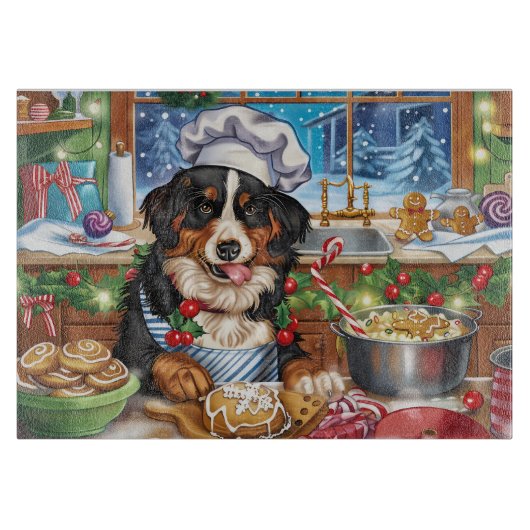 Entlebucher Bergvakantie Bakken: Festive Snijplank (Voorkant)