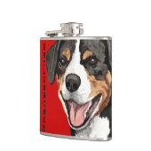 Entlebucher-kleurenblok Heupfles (Links)