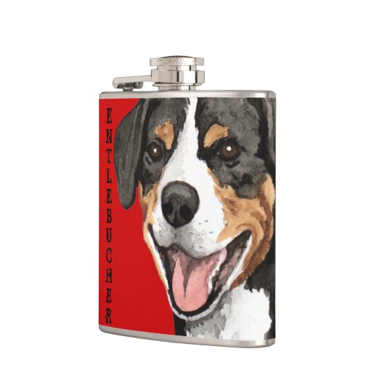 Entlebucher-kleurenblok Heupfles (Links)
