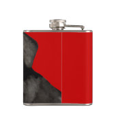 Entlebucher-kleurenblok Heupfles (Achterkant)