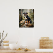 Entlebucher Mountain Dog Art Print Poster (Keuken)