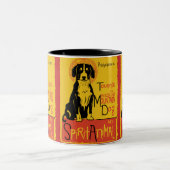 Entlebucher Mountain Dog Cute Dog Coffee Mok (Center)