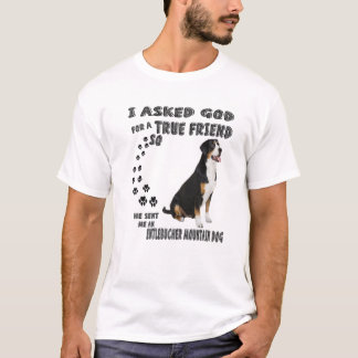 Entlebucher Mountain Dog Gezegde mam Papa Print Se T-shirt