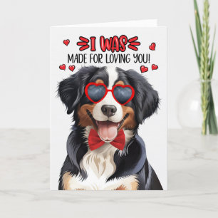 Entlebucher Mountain Dog Made Loving You Valentijn Feestdagen Kaart