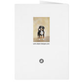 Entlebucher Mountain Dog schilderen - Originele ku (Achterkant)