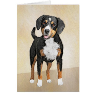Entlebucher Mountain Dog schilderen - Originele ku