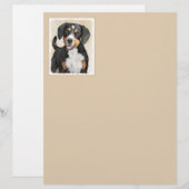 Entlebucher Mountain Dog schilderen - Originele ku (Voorkant / Achterkant)