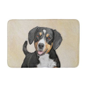 Entlebucher Mountain Dog schilderen - Originele ku Badmat