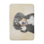 Entlebucher Mountain Dog schilderen - Originele ku Badmat (Voorkant Verticaal)