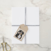 Entlebucher Mountain Dog schilderen - Originele ku Cadeaulabel (Met Touw)