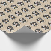 Entlebucher Mountain Dog schilderen - Originele ku Cadeaupapier (Hoek)