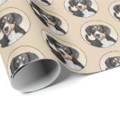 Entlebucher Mountain Dog schilderen - Originele ku Cadeaupapier (Rol Hoek)