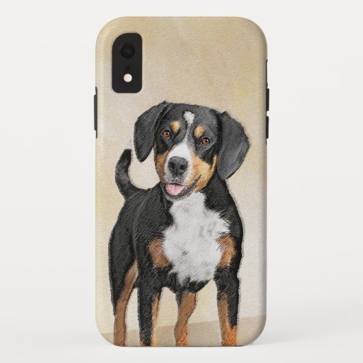 Entlebucher Mountain Dog schilderen - Originele ku Case-Mate iPhone Case (Achterkant)