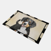 Entlebucher Mountain Dog schilderen - Originele ku Deurmat (Schuin)