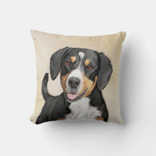 Entlebucher Mountain Dog schilderen - Originele ku Kussen