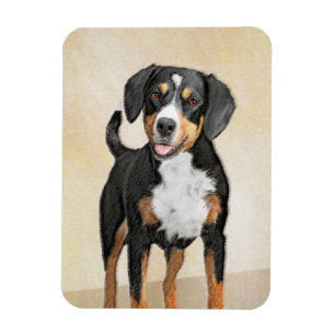 Entlebucher Mountain Dog schilderen - Originele ku Magneet