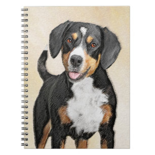 Entlebucher Mountain Dog schilderen - Originele ku Notitieboek