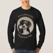Entlebucher Mountain Dog schilderen - Originele ku T-shirt (Voorkant)