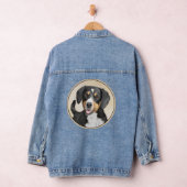Entlebucher Mountain Dog schildert originele hondk Denim Jacket (Hangar)