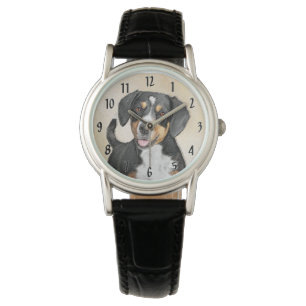 Entlebucher Mountain Dog schildert originele hondk Horloge